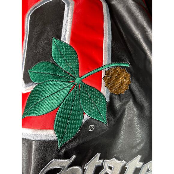 Steve and Barry’s outfitters Ohio State faux leather jacket men’s XL - Picture 6 of 7